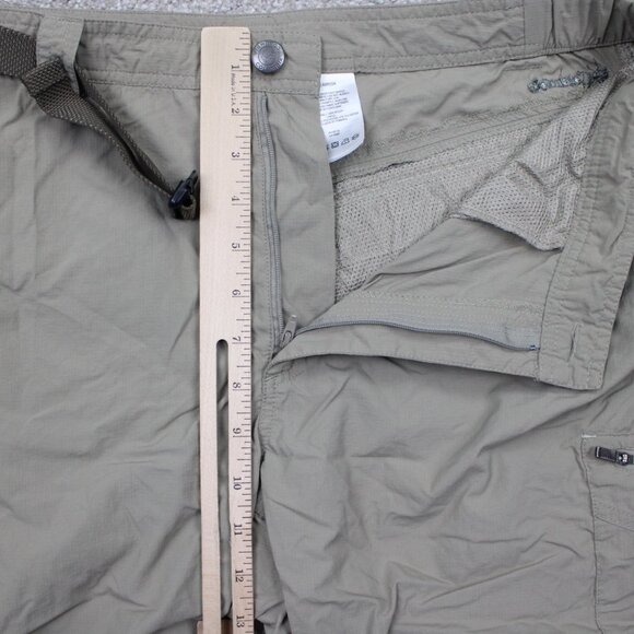 Columbia Silver Ridge Convertible Pants Mens 38x32 Beige Belted Cargo Omni-Shade - Picture 11 of 16
